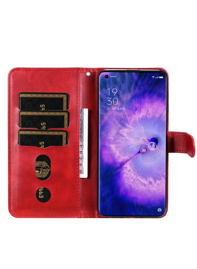 S-TOP Case For OPPO Find X5 Pro Fashion Calf Texture Zipper Horizontal Flip Leather Case - Image 4