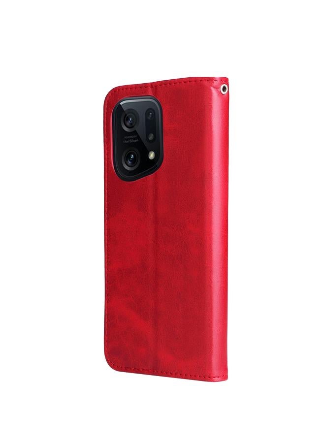 S-TOP Case For OPPO Find X5 Pro Fashion Calf Texture Zipper Horizontal Flip Leather Case - Image 3