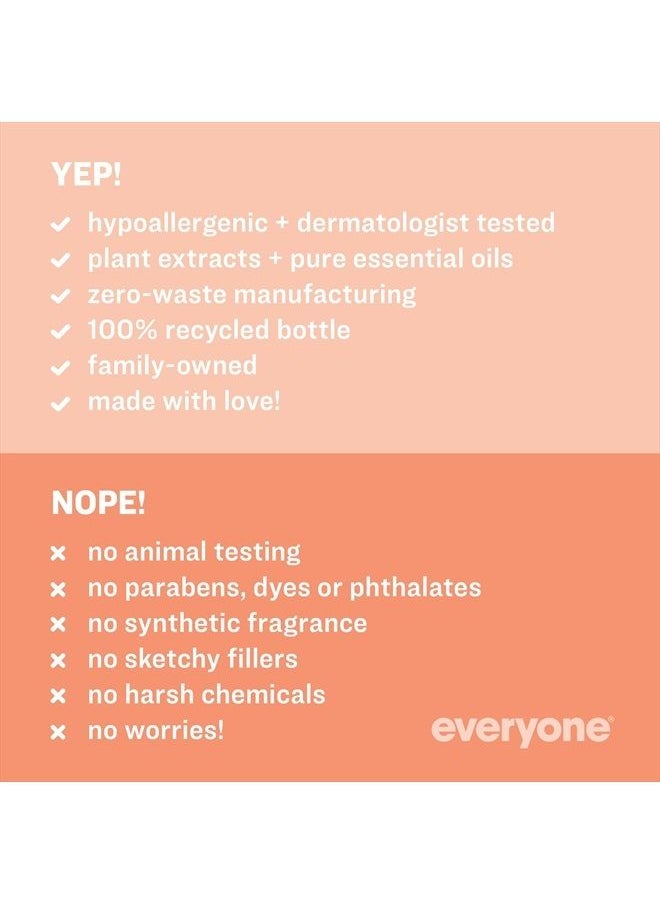 Everyone everyone for every body Liquid Hand Soap, 12.75 Ounce (Pack of 3), Apricot and Vanilla, Plant-Based Cleanser with Pure Essential Oils  - Image 3