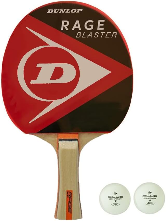 DUNLOP Rage Blaster Table Tennis Set with 2 Balls - Image 1