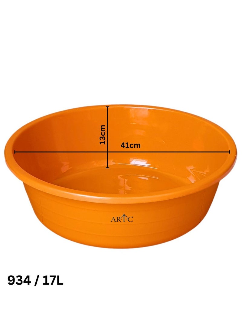 اي ار تي سي حوض استحمام أطفال دائري عالي الجودة من ARTC باللون البرتقالي - Image 1