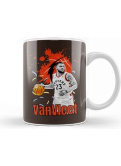 Print Shop Fred Vanvleet Vintage Art Legend Basketball Gift Vintage Retro Style Mug Porcelain