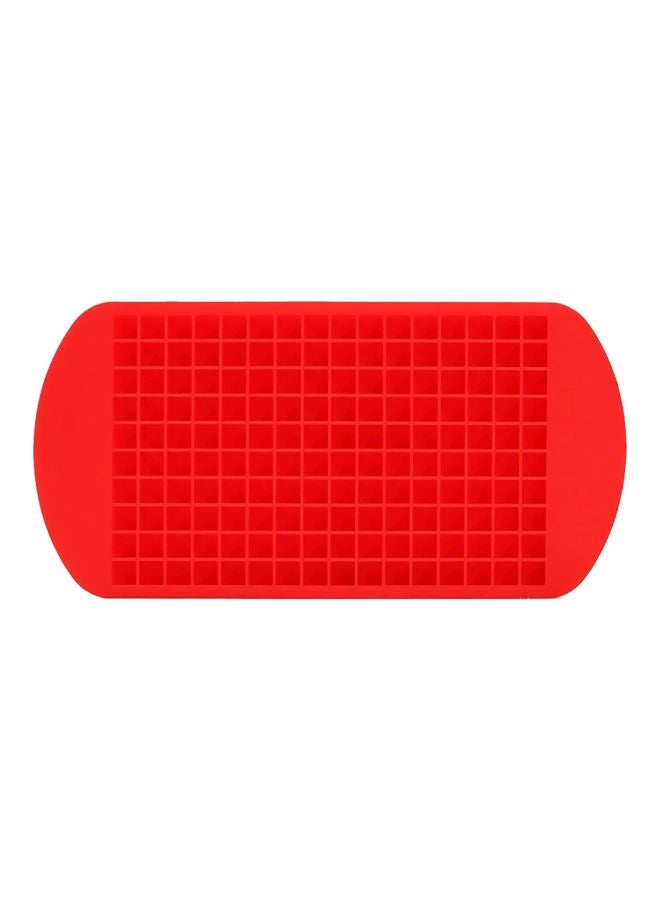 CYTHERIA Silicone Ice Cube Mold Tray Red 23.8x12.1x1.1cm - Image 1