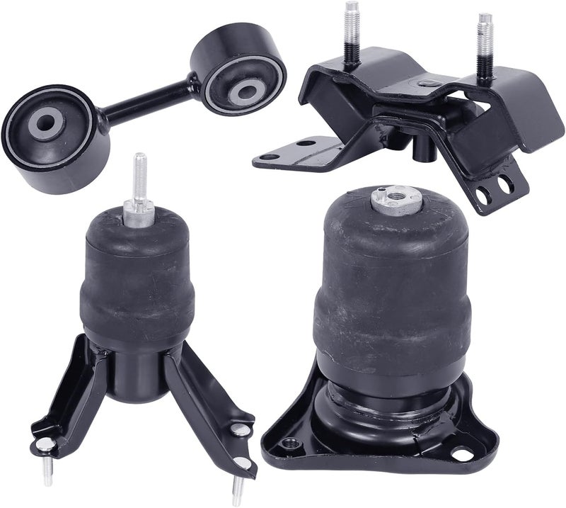 PATEWIN Engine Mount Motor Compatible with Fits 1992 1993 1994 1995 1996 Toyota Camry 2.2L AUTO Transmission 4pcs A6277 A6253 A6235 A6256 - Image 1