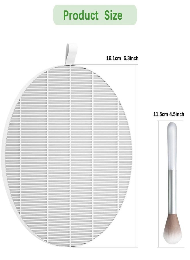 Suleto 4 Pcs HPro Nail Dust Collector Replacement Filter Compatible with MelodySusie Model HPro SProR Vacuum Nail Dust Collector Reusable Refill Filters Nail Tool - White 4Pcs - Image 4