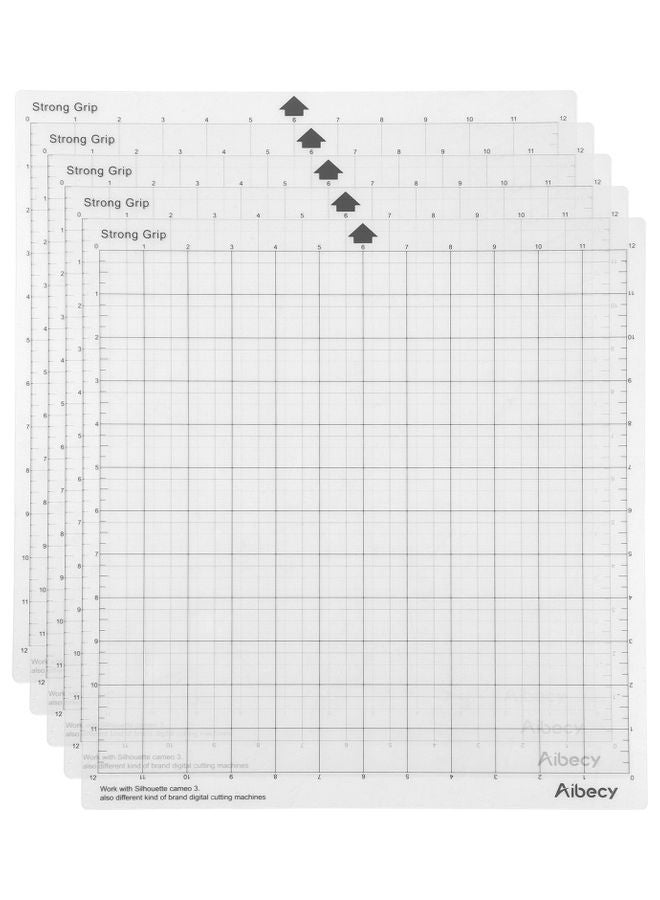 NIBEMINENT 5-Piece Replacement Cutting Mat White - Image 1