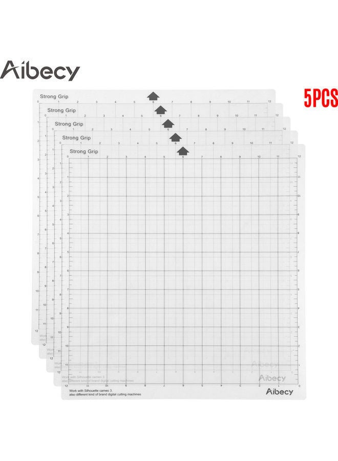 NIBEMINENT 5-Piece Replacement Cutting Mat White - Image 5