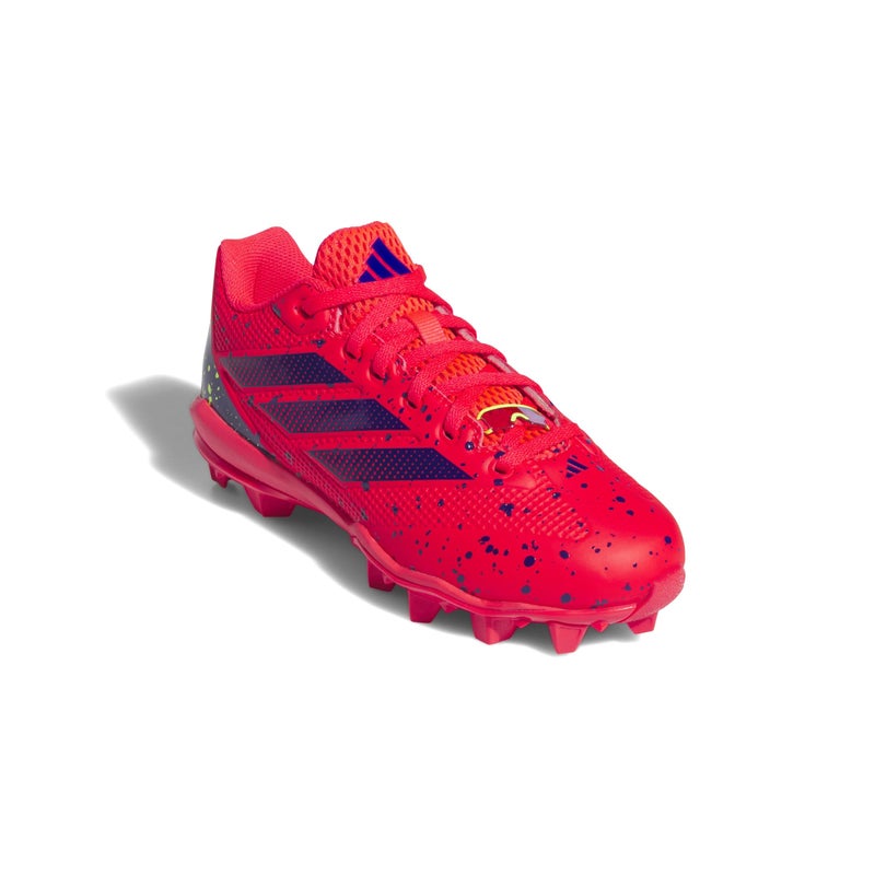 adidas Unisex-Kids Adizero Impact Molded 2.0 SHD, Lucid Red/Lucid Blue/Lucid Lemon, 2 - Image 4