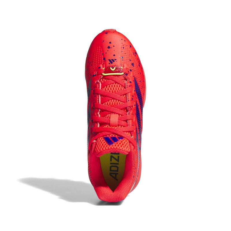 adidas Unisex-Kids Adizero Impact Molded 2.0 SHD, Lucid Red/Lucid Blue/Lucid Lemon, 2 - Image 2