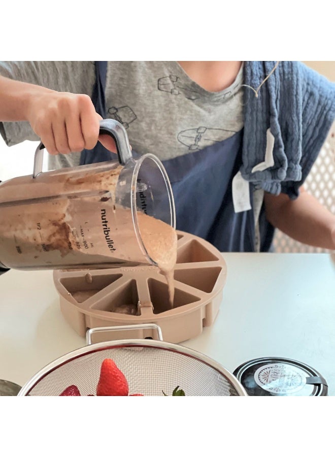 Minikoioi Slices Cake Silicone Mold Woody Brown - Image 2