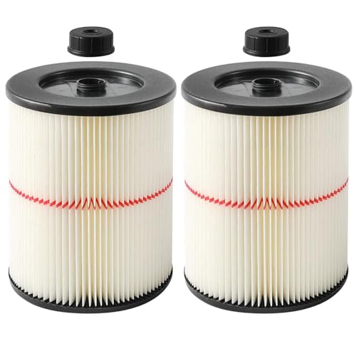 MZY LLC 17816 Filter for Craftsman Shop Vac Air Filter, Replacement for Craftsman Wet Dry Vac Filter for Craftsman 9-17816 Vacuum Filter 5 6 8 12 16 Gallon and Larger Vacuum Cleaner 2 Pack - Image 1