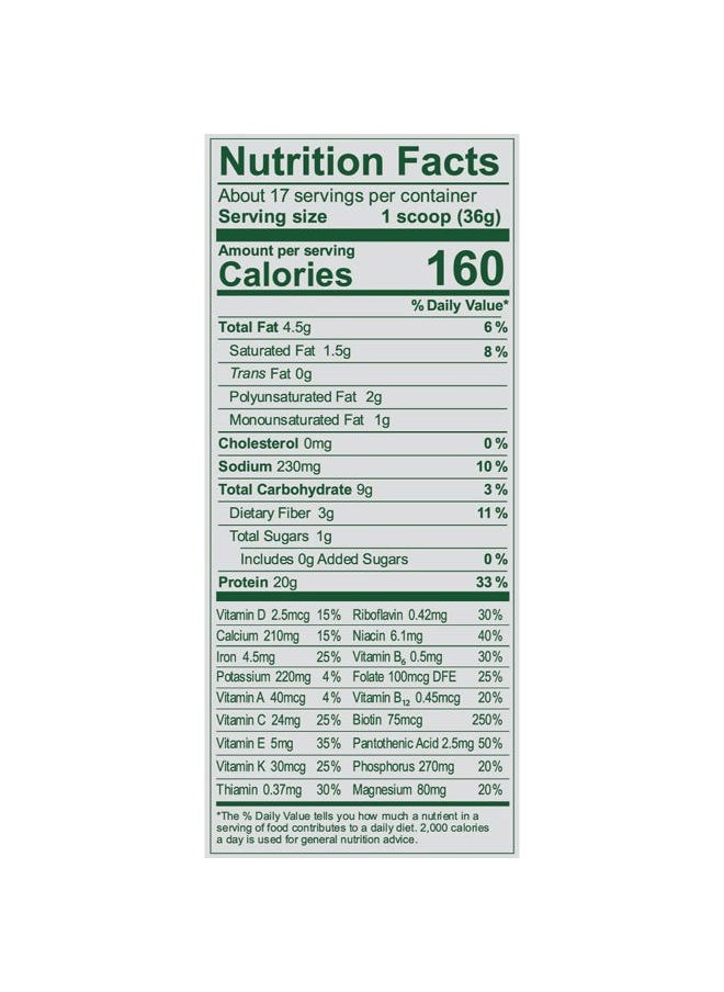 Vega Essentials Plant Based Protein Powder, Chocolate - Vegan, Superfood, Vitamins, Antioxidants, Keto, Low Carb, Dairy Free, Gluten Free, Pea Protein for Women & Men, 1.4 lbs (Packaging May Vary)  - Image 3