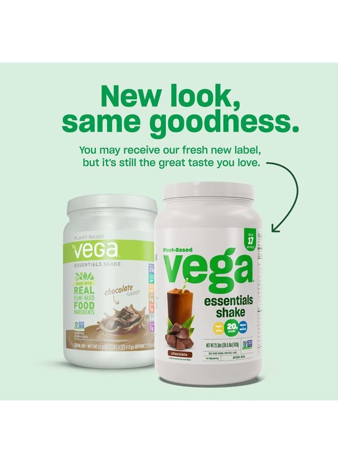 Vega Essentials Plant Based Protein Powder, Chocolate - Vegan, Superfood, Vitamins, Antioxidants, Keto, Low Carb, Dairy Free, Gluten Free, Pea Protein for Women & Men, 1.4 lbs (Packaging May Vary)  - Image 4
