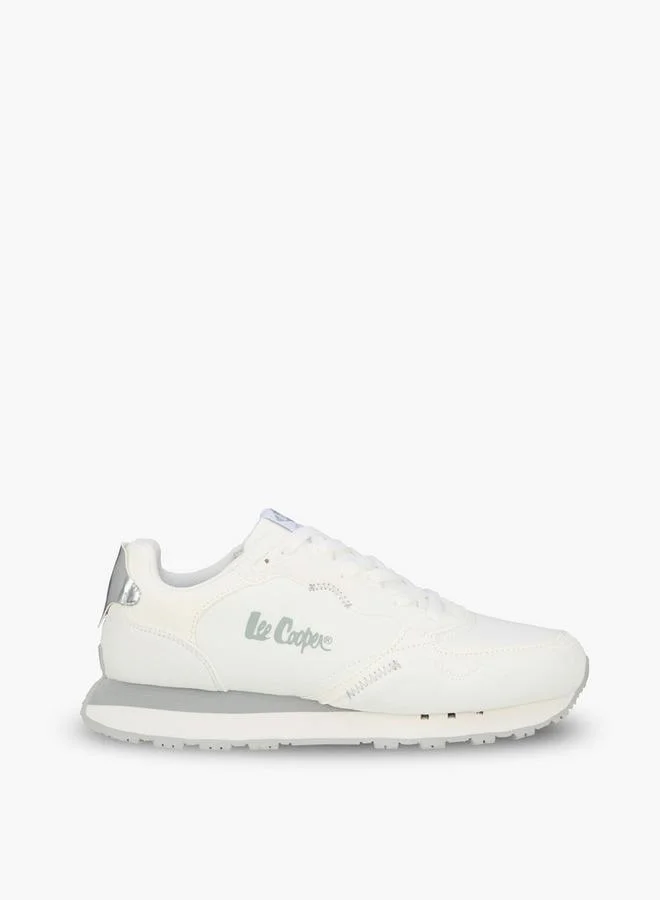 Lee Cooper WHITE Women Panelled Lace-Up Ankle Sneakers for Women | Best Price UAE