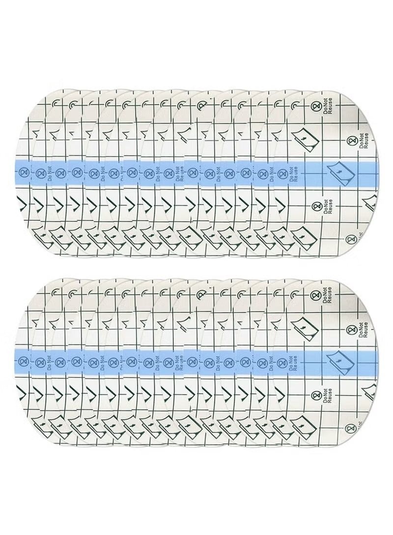 ORiTi 60 قطعة من أغطية الأذن المقاومة للماء وملصقات الأذن الخاصة بحفلات استقبال الطفل والسباحة وسدادات الأذن لحديثي الولادة - Image 1