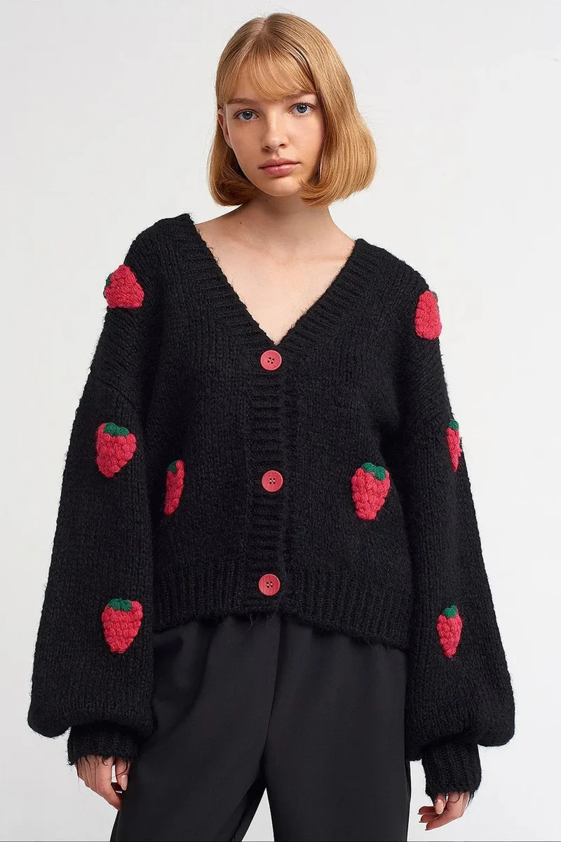 Dilvin Black DILVIN Women's Cardigan for Women | Best Price UAE