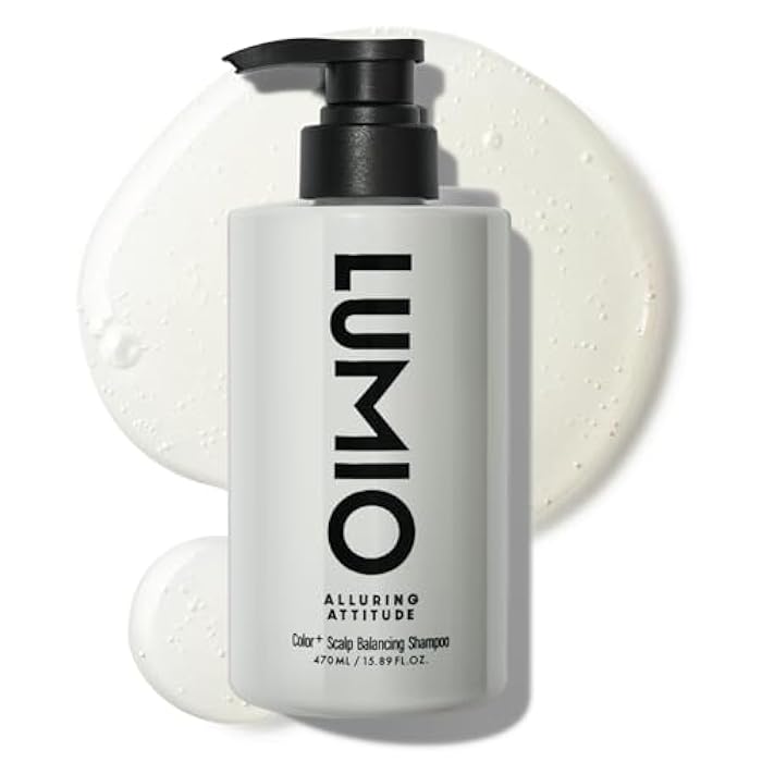 Lumio Color+ Scalp Balancing Shampoo | Color Safe Deep Cleansing for Color-Treated Hair & Sensitive Scalp, K-Beauty, Professional Salon Formula, Sulfate-Free, Low-pH, 15.89 fl.oz - Image 1