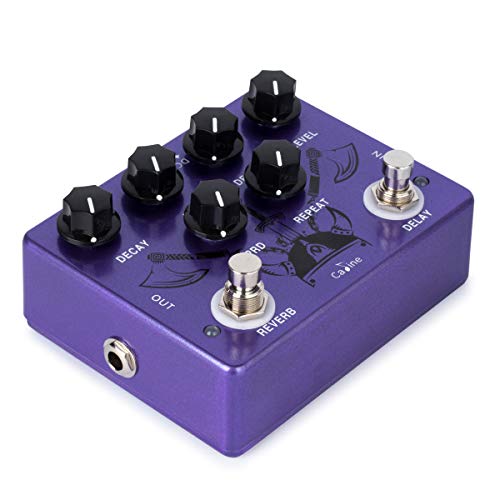 Caline CP-80 Ragnarok Digital Reverb & Analog Delay Guitar Effect Pedal - Image 4