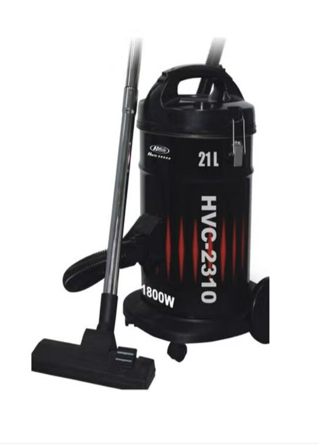 هاكتك مكنسة كهربائية بقدرة 1800 وات 21 أسود/أحمر/فضي