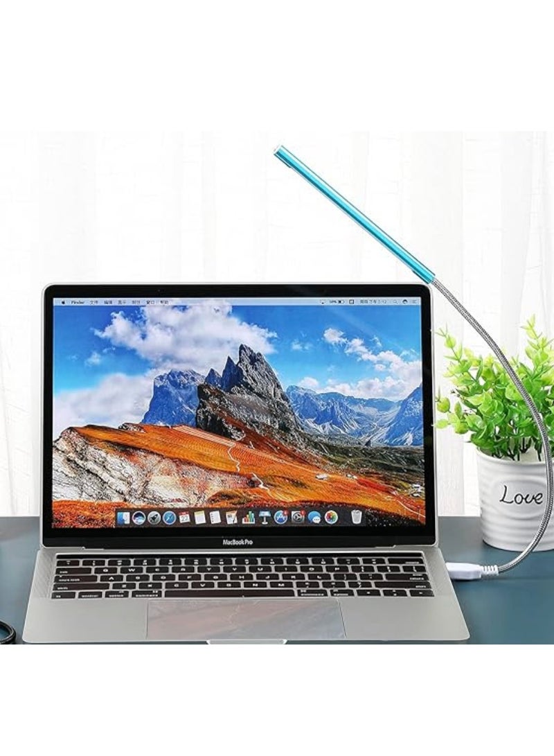 Portable Flexible Ultra Bright Mini LED Light Computer Lamp for PC, Laptop, Notebook USB Power Supply (Pack of 3) - Image 1