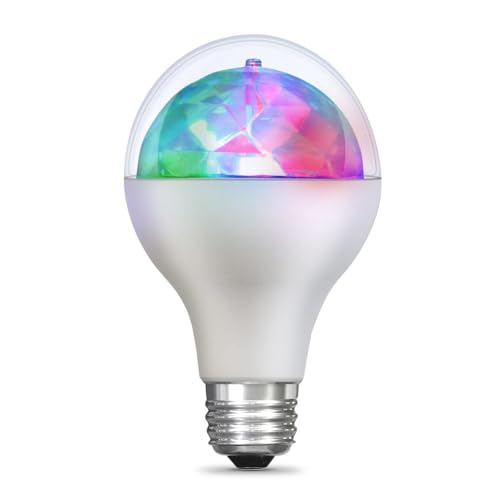 Feit Electric Multicolor Changing Disco Party LED Light Bulb, DISCO1/LED, A19, RGB, RGB Multicolor, 5.3" H x 3.15" D - Image 5