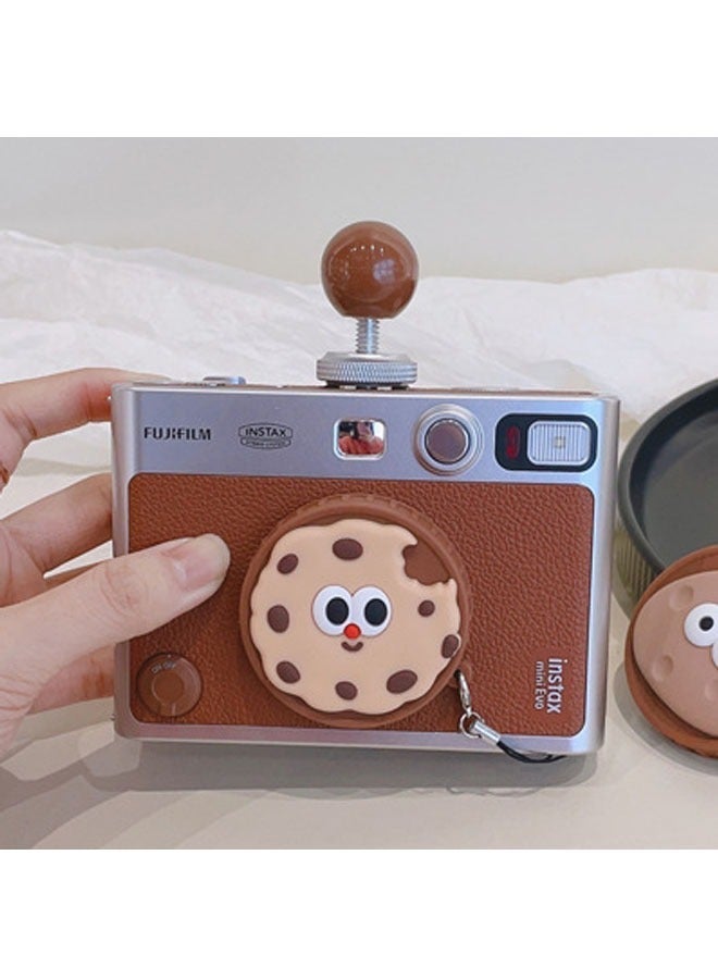 ZVEV Lens Cap for Fujifilm Instax Mini Evo, Fuji Mini Accessories for Fuji Instax Mini Evo Lens Cover, Anti-Scratches Plastic Cartoon Cute Mini Evo Lens Cap(No Camera) - Image 3
