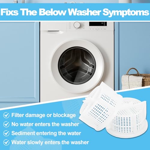 Ketofa 𝙐𝙥𝙜𝙧𝙖𝙙𝙚𝙙 AGM73269501 Washer Water Inlet Valve Filter Screen for LG Ken-more Washers, Replaces for AP5202486, 1810261, AH3618281, EA3618281 & PS3618281 Pack of 4 - Image 4