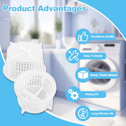 Ketofa 𝙐𝙥𝙜𝙧𝙖𝙙𝙚𝙙 AGM73269501 Washer Water Inlet Valve Filter Screen for LG Ken-more Washers, Replaces for AP5202486, 1810261, AH3618281, EA3618281 & PS3618281 Pack of 4 - Image 5