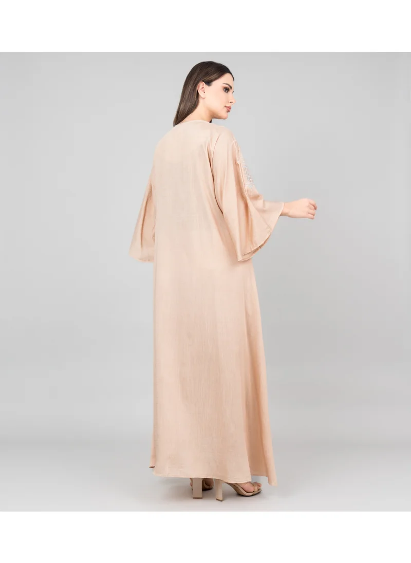 IKKXA Modern Grace Jalabiya IK3008 Brown