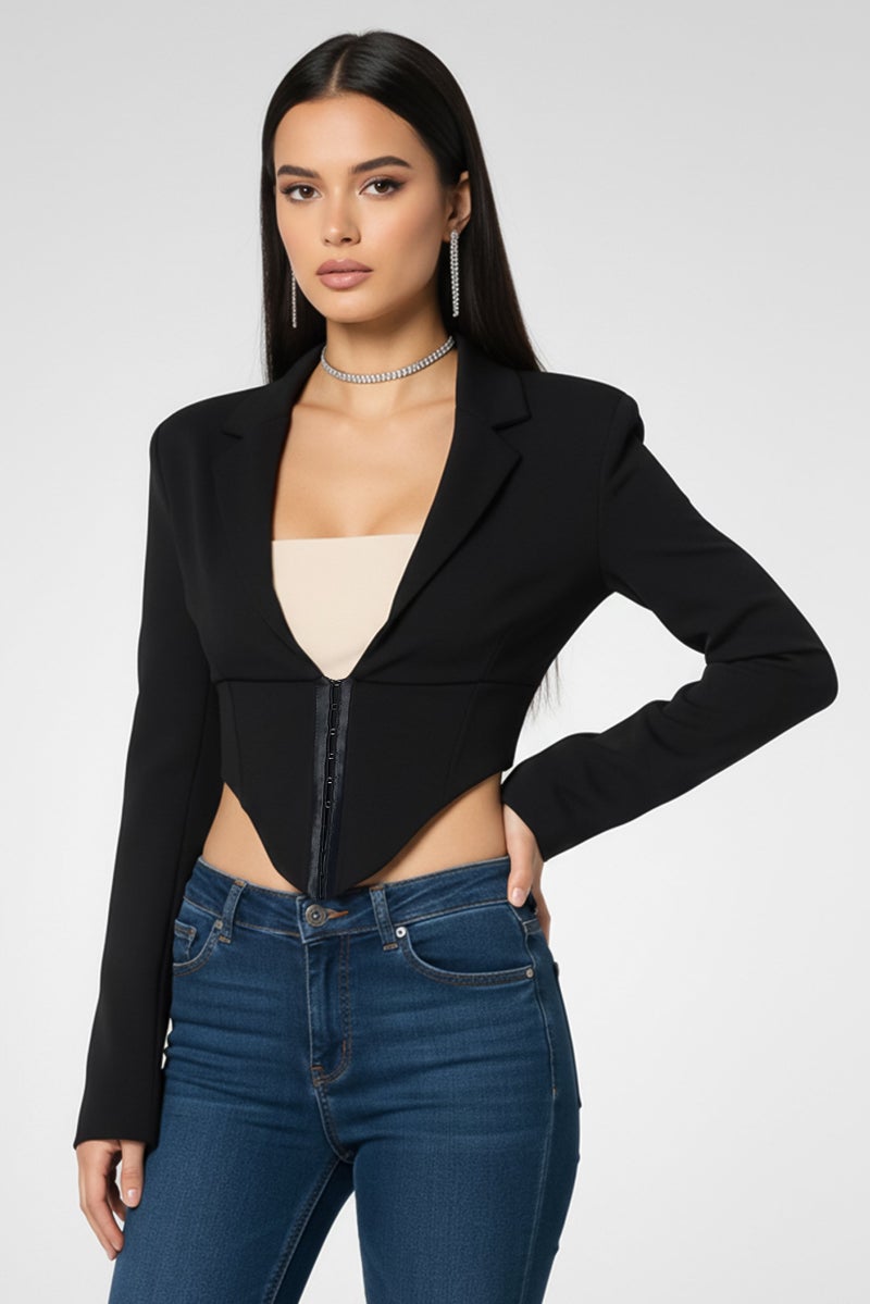 PINKO Women Solid Long Sleeve Top, Black - Image 2