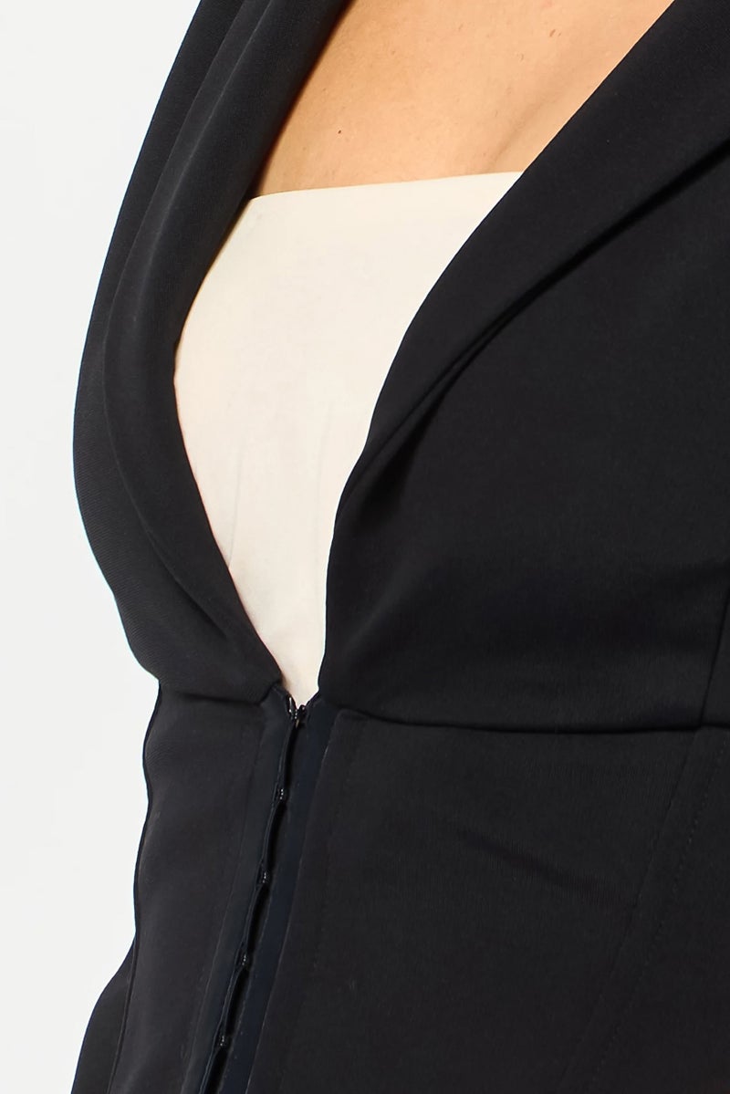 PINKO Women Solid Long Sleeve Top, Black - Image 5