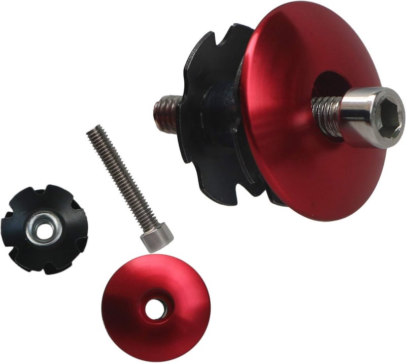 GANOPPER 1 1/8 Inch Headset Spacer with Stem Top Cap,Headset Star Nut Black Red Blue Gold 4 Color - Image 4