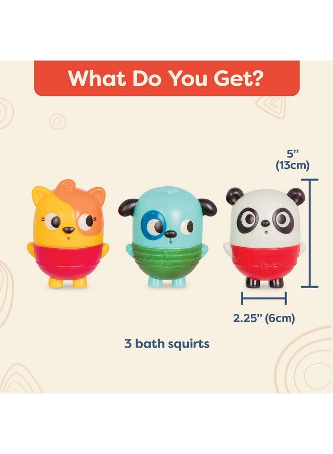 B. toys - Mold Free Bath Toys - Squish & Splash - Water Play & Bath time - Color - changing animals - easy cleaning bath toy - 6+ Months - Image 3