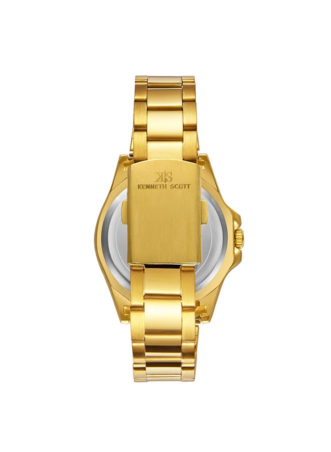 كينيث سكوت ساعة كينيث سكوت للرجال بقرص شامبانيا تناظرية - Image 3