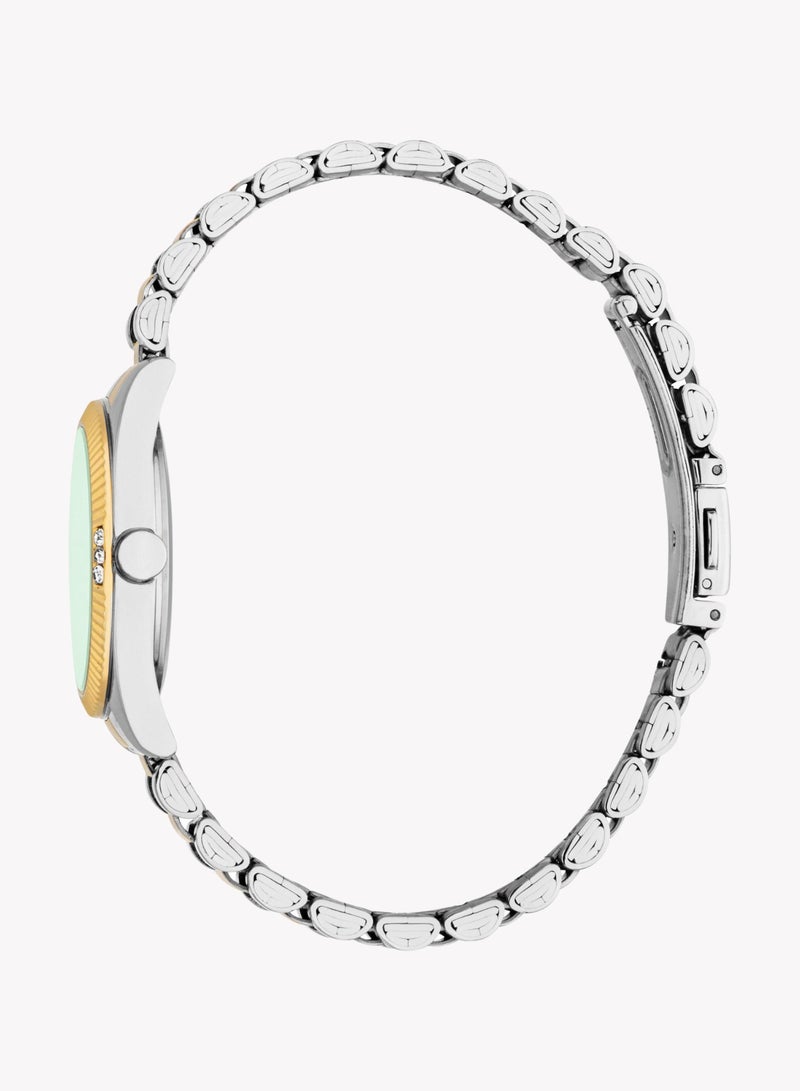 ESPRIT Women's Silver/Gold, Green Watch | ES1L515M0065 - Image 2