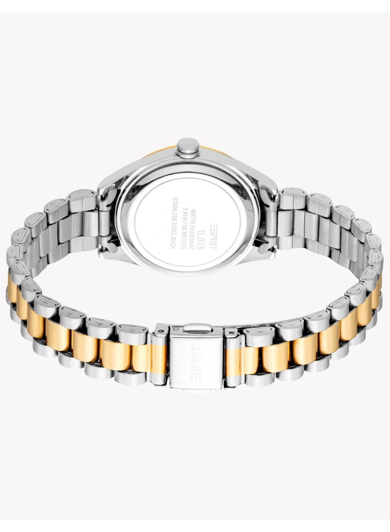 ESPRIT Women's Silver/Gold, Green Watch | ES1L515M0065 - Image 3