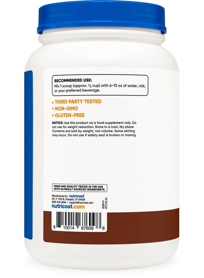 Nutricost Nutricost Whey Protein Concentrate (Chocolate) 2LBS - Gluten Free & Non-GMO  - Image 4