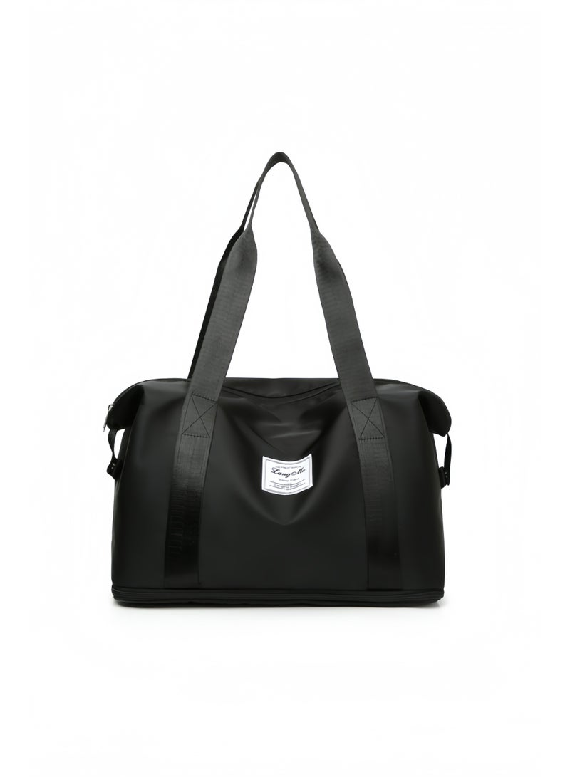 HALAMODO Travel Duffel Bag Sports Tote Gym Bag Shoulder Weekender Overnight Bag Large Capacity Carry On Duffel Bag with Dry and Wet Separation - Image 1