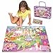 BONNYCO Giant Floor Puzzles for Kids of Fantasy Castle with 48 Large Pieces Jumbo Puzzle 362 x 244 in Gifts for Girls and Boys Educational Kids Toys Ages 28 - Image 2