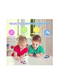 Furtey Mini Remote Control Car, 2.4 GHz Cute Wrist Racing Car Watch with USB Charging, Cartoon Detachable Small Remote Control Car with Watch Control, Birthday Gift for Boys and Girls. (Pink)  - Image 5