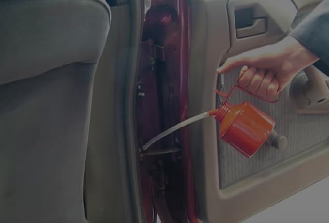 GLOBUS Oil Can- (1/2 Pint, Orange or Red) with Flexible Nozzle - Image 4