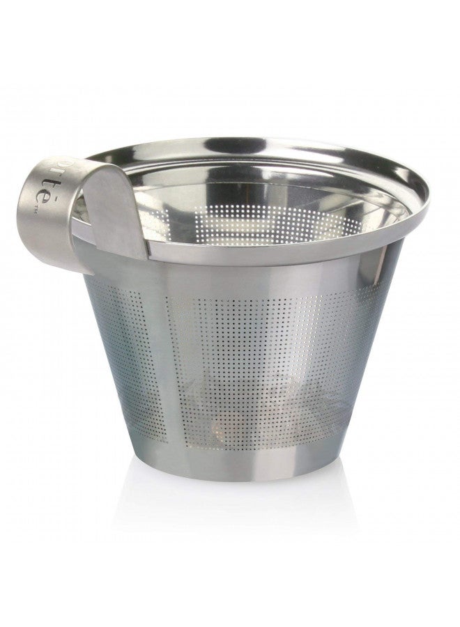 Tea Forte Tea Forte Lotus Kati Steeping Cup, 12oz Ceramic Tea Infuser Mug with Lid for Steeping Loose Leaf Tea, Tea Infuser Cup for Tea Lovers, Tea Gifts  - Image 3