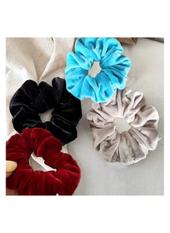 STAR BEJA velvet large hair ties, soft hair ties for women Pack of 2 Red & Blue - pzsku/ZC653A1A57AAAD2C026EFZ/45/_/1732296901/917ee692-c494-4e07-890b-14c8056eb06d