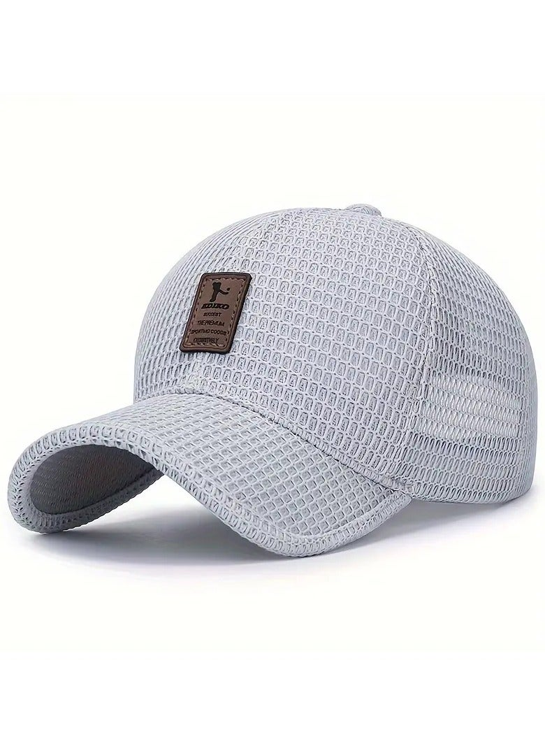 VIUAUAX Men's Breathable Visor Hat Sun Protection Baseball Cap Breathable Casual Baseaball Cap  Perfect For Outdoor Summer Adventures  Fishing - Image 1