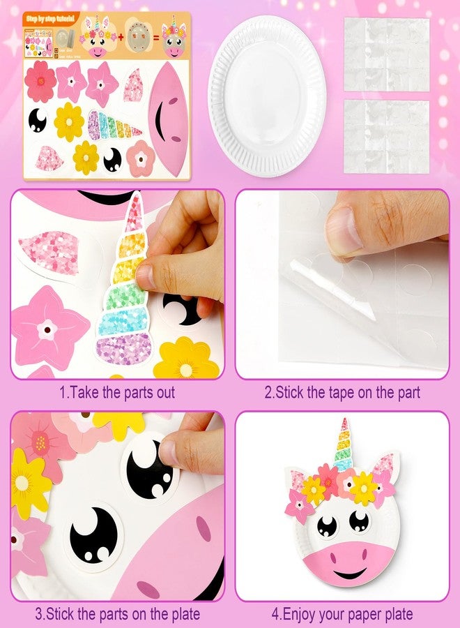 Toylink Arts and Crafts for Kids 3-10, 20 Paper Plate Animal Art Set with Stickers & Decorations, Motor Skills STEAM Toys for Classroom Birthday Activities, Mess-Free DIY Projects for Toddlers - Image 4