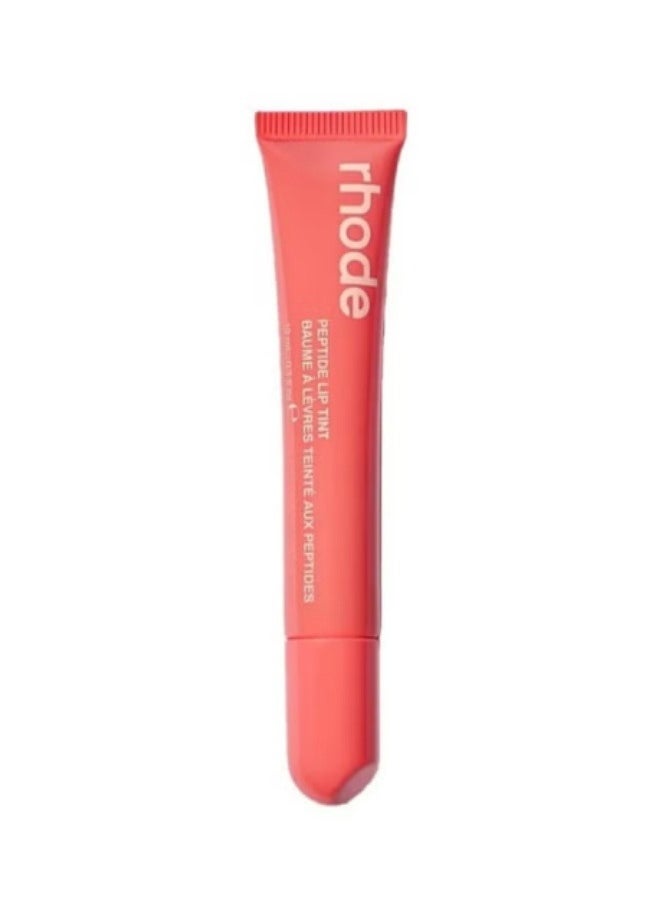 rhode Peptide Lip Tint, Lip Gloss Lip Balm Moisturizes Lips, Tinted Lipstick, Helps Lock Moisture for Fuller & Softer Lips 10ml (Peach Pit) - Image 1