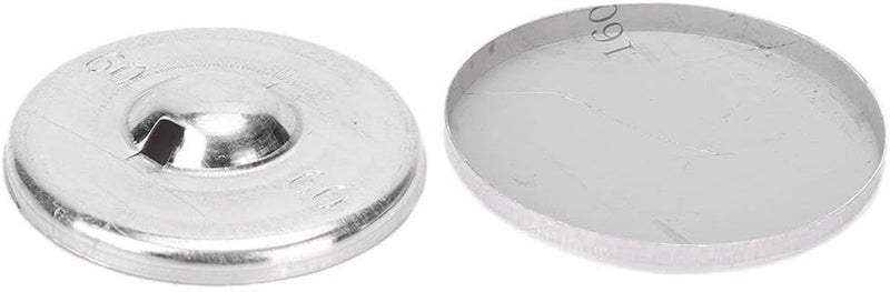 500 Sets Fabric Covered Round Aluminum Buttons, DIY Cover Button Kit for Jewelry Crafts, Clothing Accessories with Rustproof Metal Backs for Home Sewing Projects (60L) - Image 1