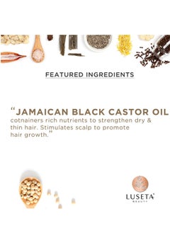Luseta Luseta Jamaican Black Castor Oil Shampoo Strengthen and Restore Fine and Dry Hair Scalp Care 16.9oz  - Image 3