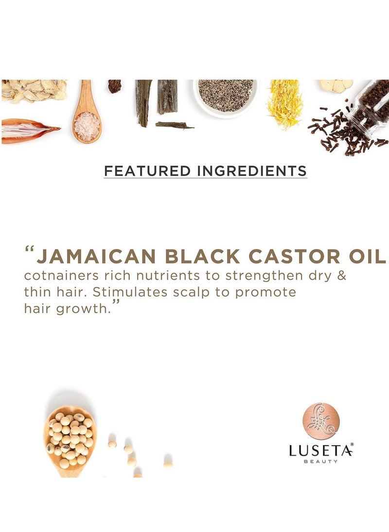 Luseta Luseta Jamaican Black Castor Oil Shampoo Strengthen and Restore Fine and Dry Hair Scalp Care 16.9oz  - Image 3