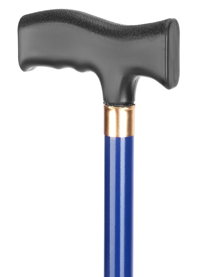 عصا المشي دكتور تورسو بريميوم ذات القاعدة المطاطية العريضة (ساق واحدة): دعم للجنسين من أجل الحركة والراحة والأناقة؛ تصميم مريح لجميع الأعمار (أزرق) (أزرق) - Image 2
